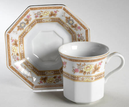 Antoinette Flat Cup & Saucer Set by Mikasa