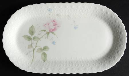 April Rose 12" Oval Serving Platter