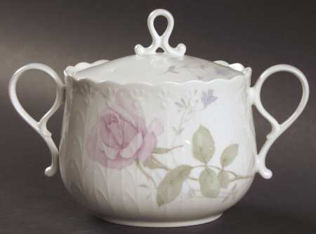 April Rose Sugar Bowl & Lid