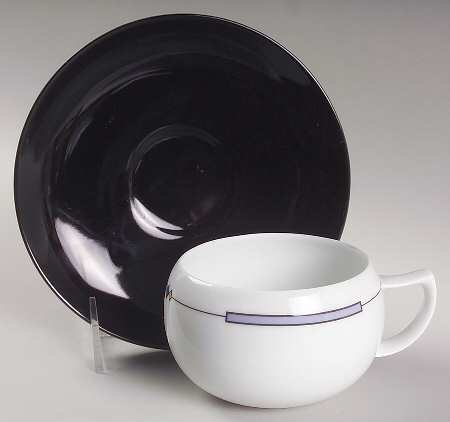 Aquatine Flat Cup & Saucer Set