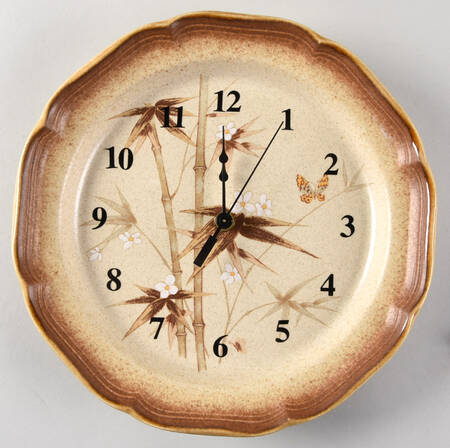 Bamboo Grove 1-2" depth  Clock Plate HC