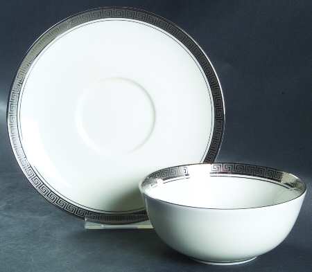 Barnard Flat Cream Soup Bowl & Saucer Set
