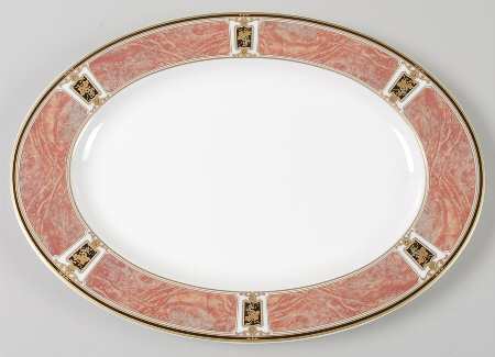 Barclay Square 12" Oval Serving Platter by Mikasa