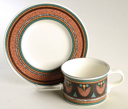 Bavaria Flat Cup & Saucer Set