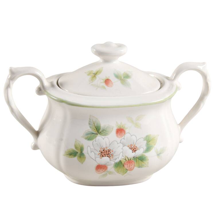 Berry Bloom Sugar Bowl & Lid