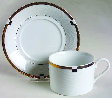 Bijoux Flat Cup & Saucer Set