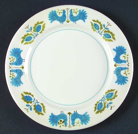 Blue Bird Salad Plate by Mikasa