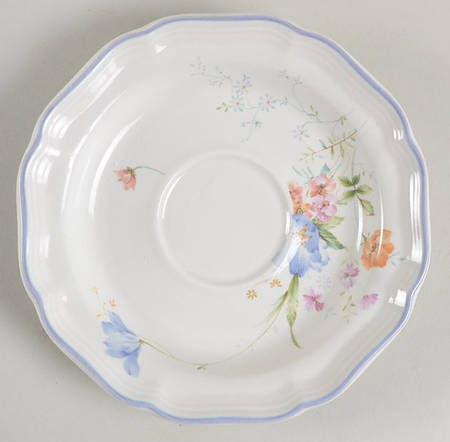 Blue Bouquet Saucer