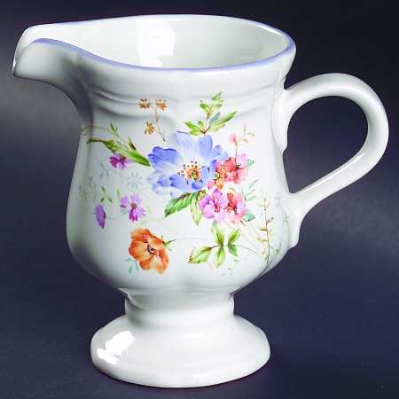 Blue Bouquet Creamer