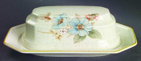 Blue Clematis 1/4 Lb Covered Butter