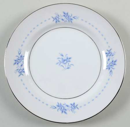 Blue Lyric Salad Plate by Mikasa