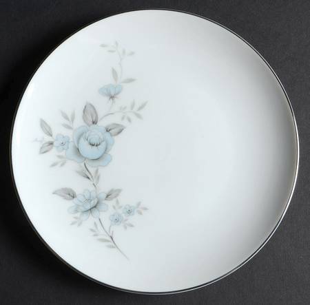 Blue Rose Bread & Butter Plate