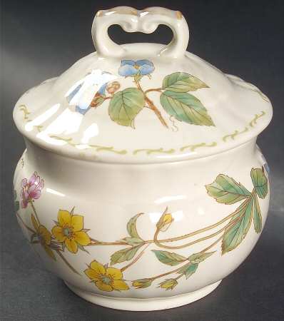 Botanical Bouquet Sugar Bowl & Lid