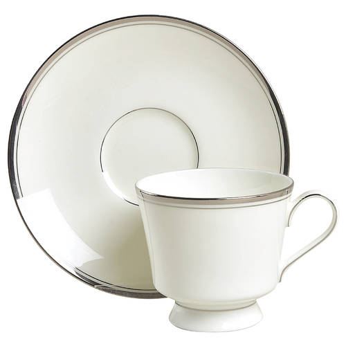 Footed Cup & Saucer Set