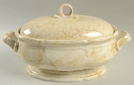 Brown Sugar Oval Covered Vegetable