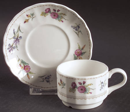 Brywood Flat Demitasse Cup & Saucer Set