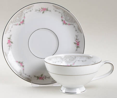 Camelot Footed Cup & Saucer Set