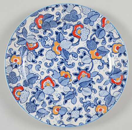 Cathay Blue Multicolor Bread & Butter Plate