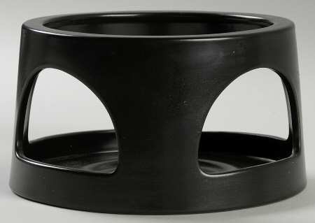 Caviar Black China Warmer Stand