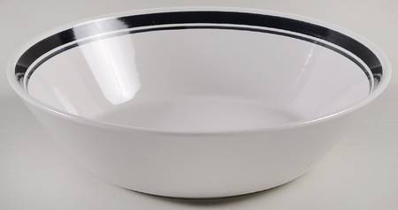 Caviar Black 8" Round Vegetable Bowl