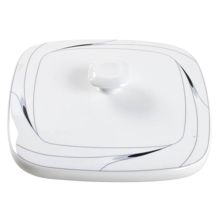 Caviar Ceramic Lid for 2 Quart Square Casserole