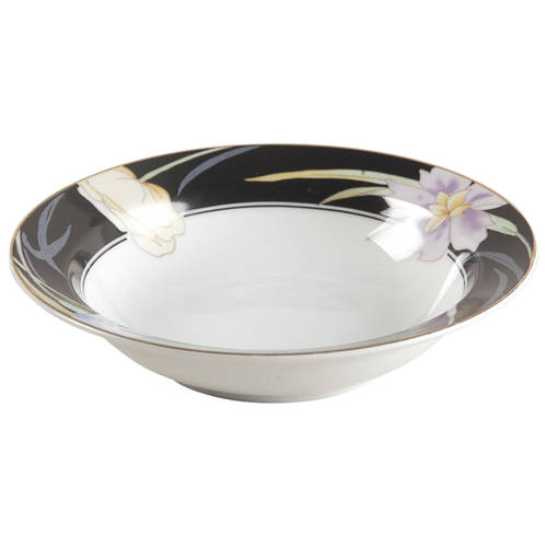 Charisma Black Rim Fruit/Dessert (Sauce) Bowl