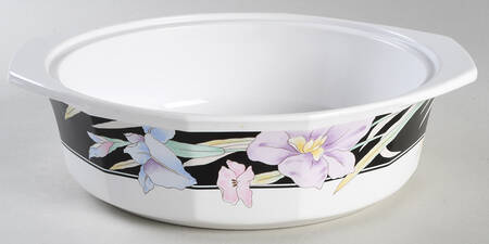 Charisma Black 1.25 Qt Round Casserole No Lid