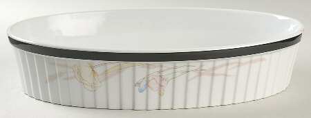 Charisma Black 12'' Oval Baker