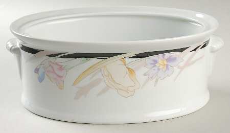 Charisma Black 1.75 Quart Oval Casserole No Lid