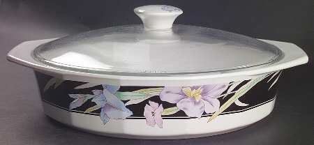 Charisma Black 2.25 Qt Round Covered Casserole