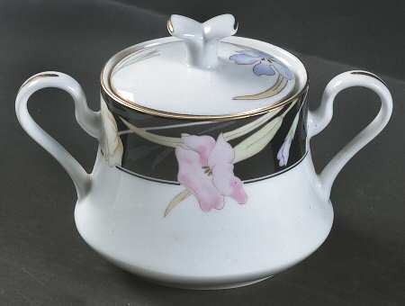 Charisma Black Sugar Bowl & Lid