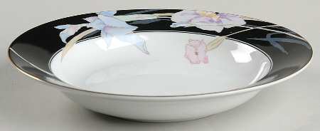 Charisma Black Rim Soup Bowl
