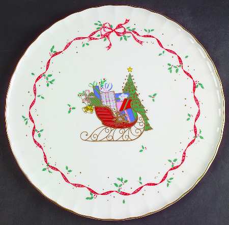 Christmas Cheer Cake Plate