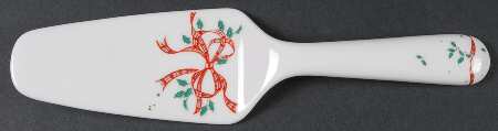 Christmas Cheer Solid Ceramic Pie/Cake Server