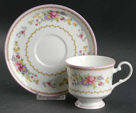 Cheshire Footed Cup & Saucer Set
