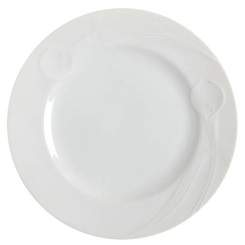 Classic Flair White Bread & Butter Plate