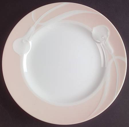 Classic Flair Peach Salad Plate