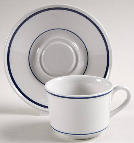 Cordon Bleu Flat Cup & Saucer Set