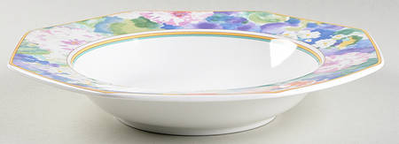 Country Chintz Large Rim Soup Bowl