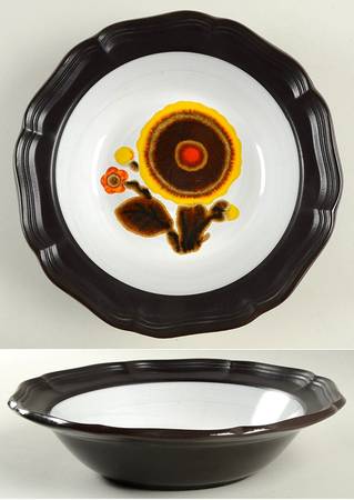 Country Cottage 9" Round Vegetable Bowl