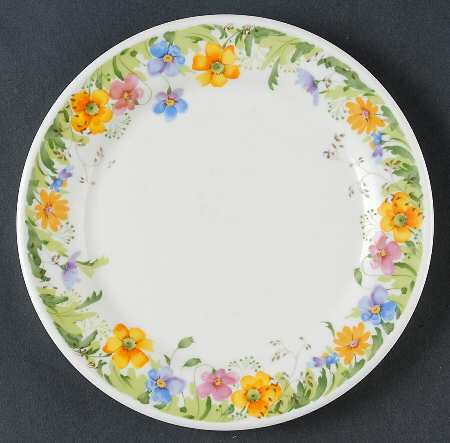 Country Garden Salad Plate