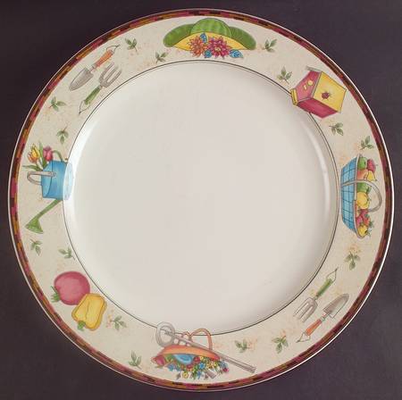 Country Garden 12" Chop Plate (Round Platter)