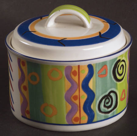 Colorama Sugar Bowl & Lid