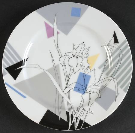 Color Sketch Salad Plate