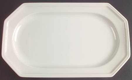 Continental White 14" Oval Serving Platter