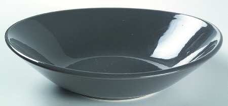 Crescent Charcoal 9" Round Vegetable Bowl