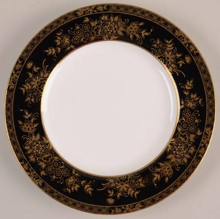 Crown Jewel Onyx Bread & Butter Plate