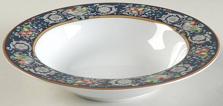 Della Robbia Blue Rim Fruit/Dessert (Sauce) Bowl