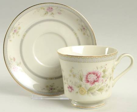 Devonshire Footed Cup & Saucer Set