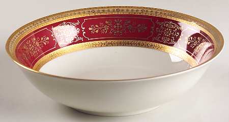 Dynasty Red 9" Round Vegetable Bowl